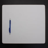 White Leatherette Conference Table Pad, 17 x 14